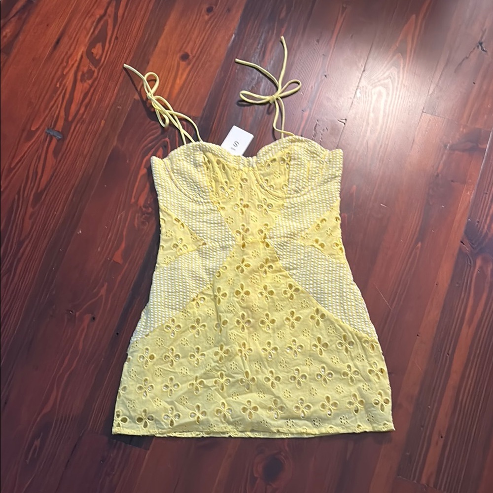 Yellow Lace Sundress